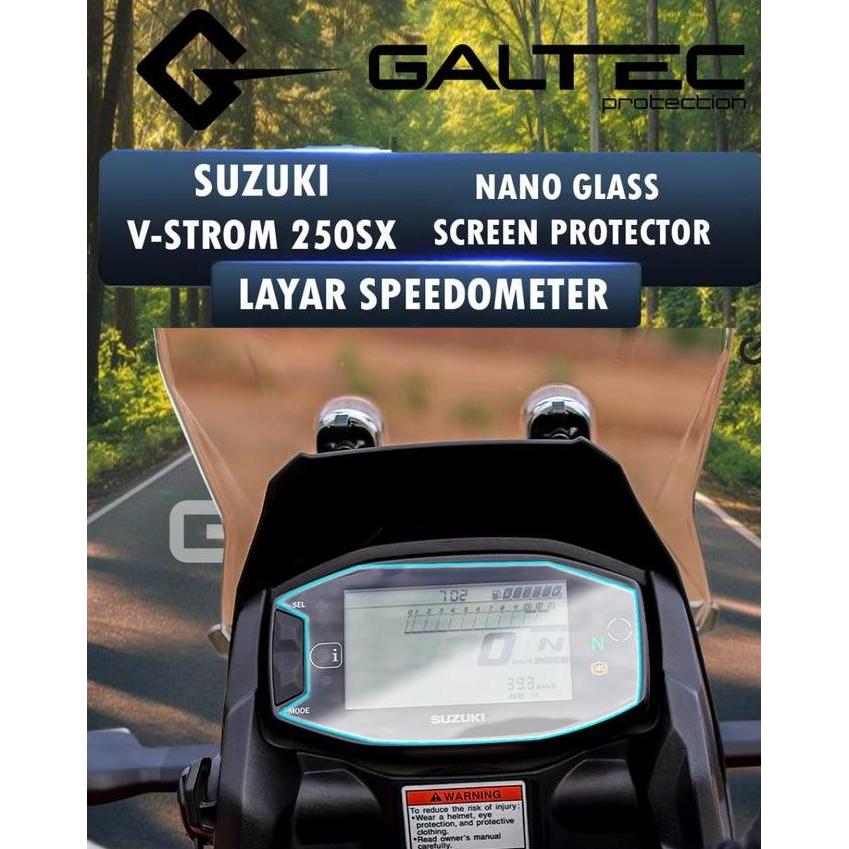 Galtec Protection SUZUKI V-STROM 250SX NANO Glass Screen Protector AntiGores Layar Speedometer Motor