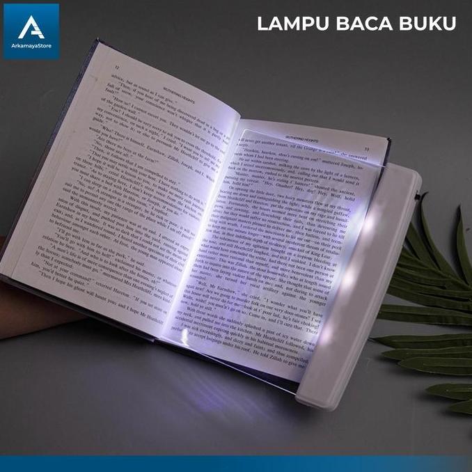 lampu baca buku led panel book reading lamp light