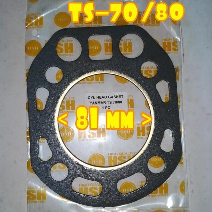 best seller] Gasket Cylinder Head Paking Deksel Diesel Yanmar TS-70 TS-80 TS 70 80