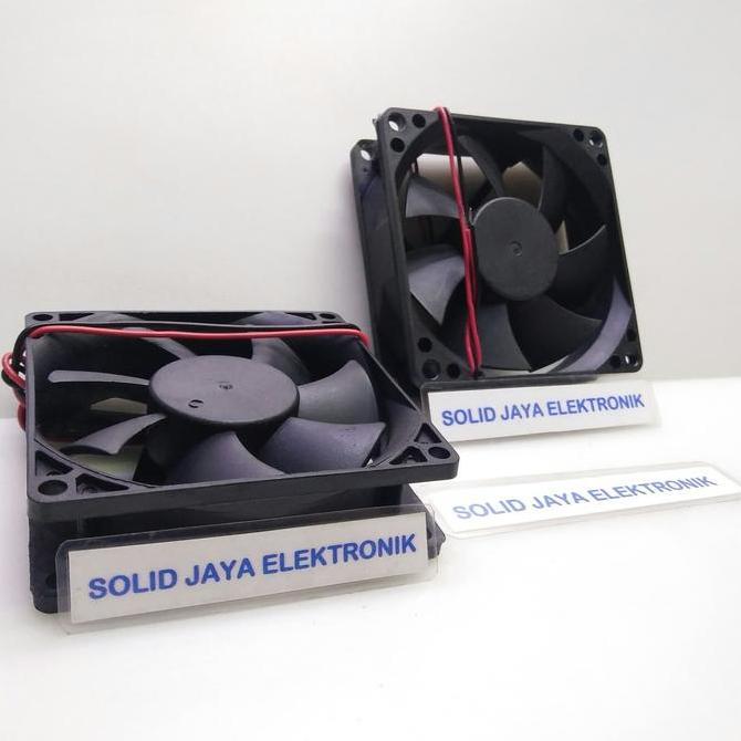 Whynot- Kipas Dc 24V 8X8 Cm - Fan Dc 24 Volt - Kipas Pendingin Elektronik