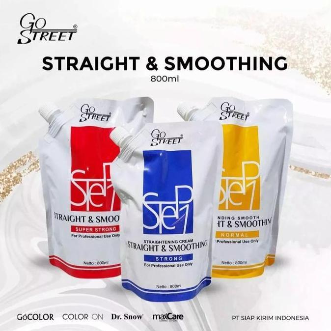 Haircare- Go Street Bonding Smoothing Step 1 Kemasan 800Ml - Bonding Salon Smooth Straight & Smoothi