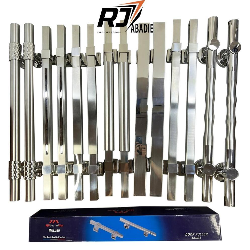PROMO [1SET/2PCS] Pull Handle Muller Tarikan Pintu Kupu Tarung Stainless Muller 60cm 600mm 24
