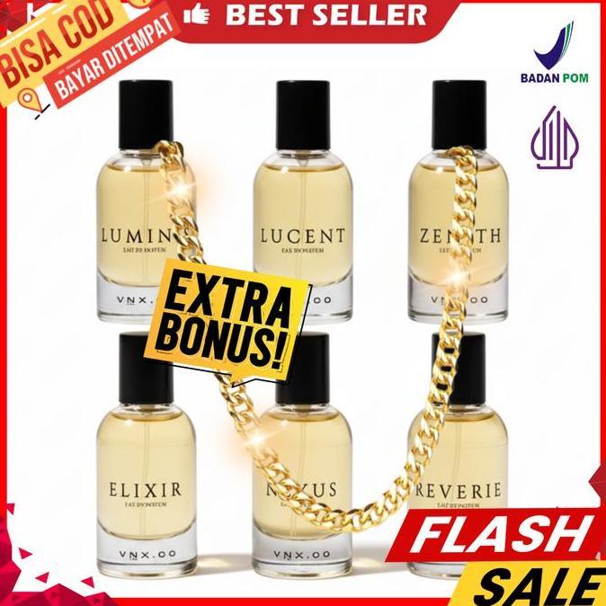 Mist- [ Dapat 7 ] 6 Parfum + 1 Kalung Mewah | Wangi Fresh Mewah Luxury Romantic Sensual Tahan Lama P