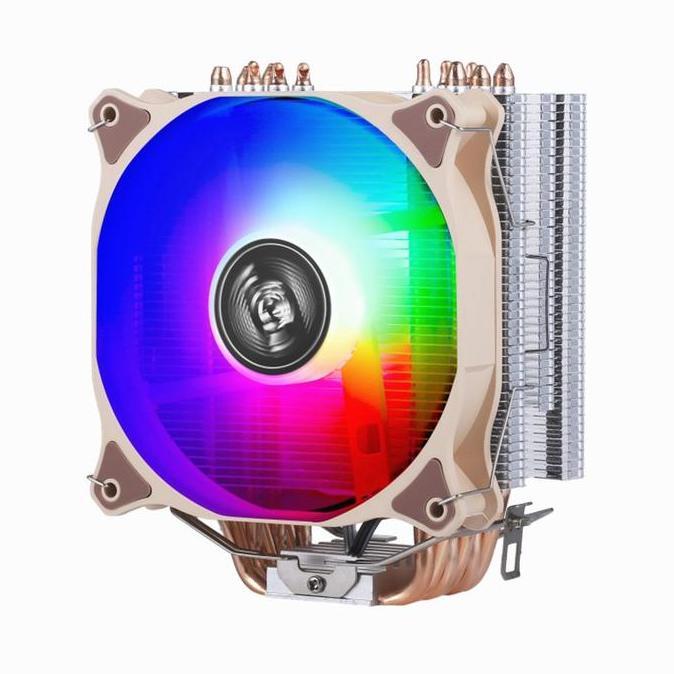XUANFENG XF1260 CPU / PC COOLER RGB 120MM SINGLE FAN - 6 Heat Pipes