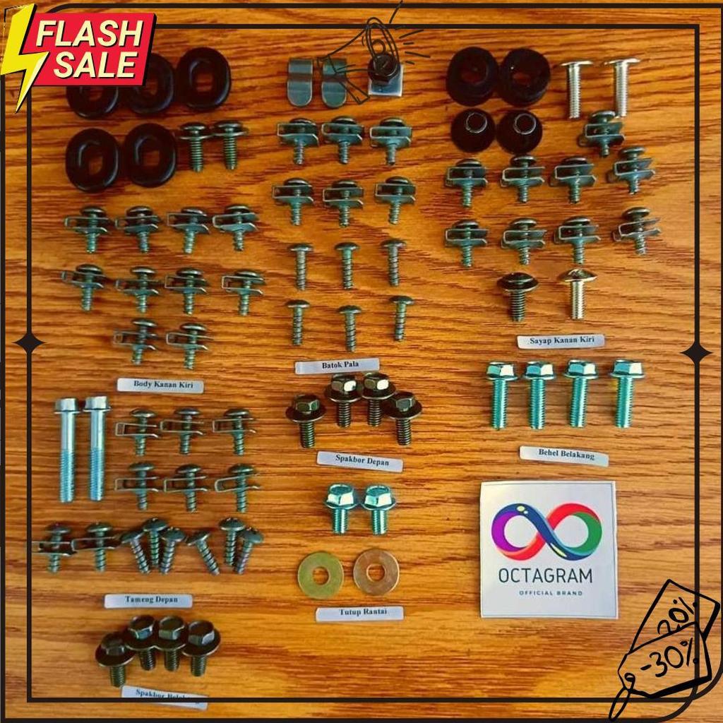 Baut Jupiter Mx 135 Old Full Set/ Full Body Jupiter Mx 135 Old/ Baut Body Jupiter Mx135 Old Termurah