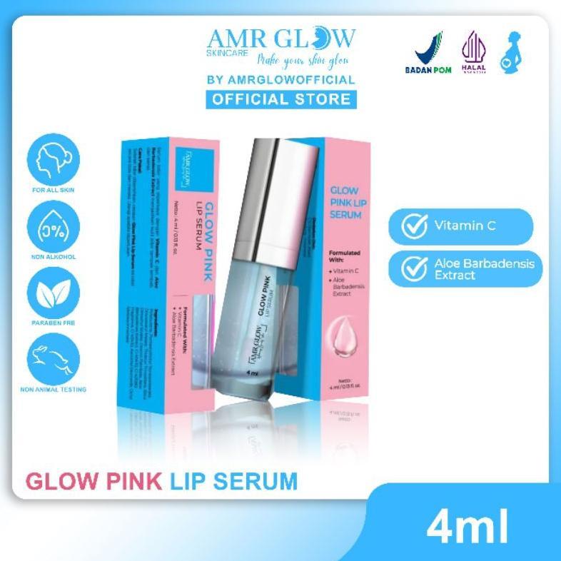 AMR GLOW - Glow Pink Lip Serum 4ml x 1pc