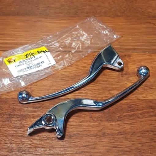 HANDLE REM KANAN DAN KIRI SCOOPY OLD/ SCOOPY KARBU CHROME SYS