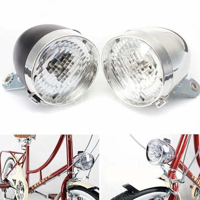 Lampu Sepeda Onthel / Lampu LED Sepeda Jadul / Bicycle Retro Vintage