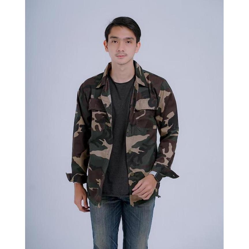 DV51 - TRUCKER JACKET SEMI PARKA PRIA PREMIUM BEST QUALITY (SIZE M-XL)