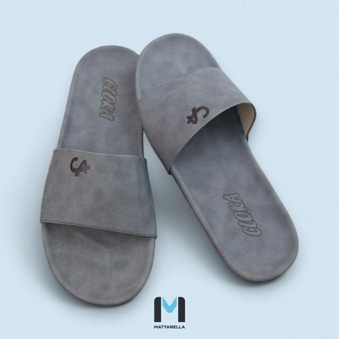 DE124 >> Sandal Pria Distro Ukuran 47 48 49 50 Jumbo Slippers (Big Size) - Cloka Gamma