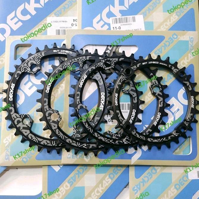 Chainring Deckas 30T 32T 34T 36T 38T Round BCD 104 Narrow Wide - MTB