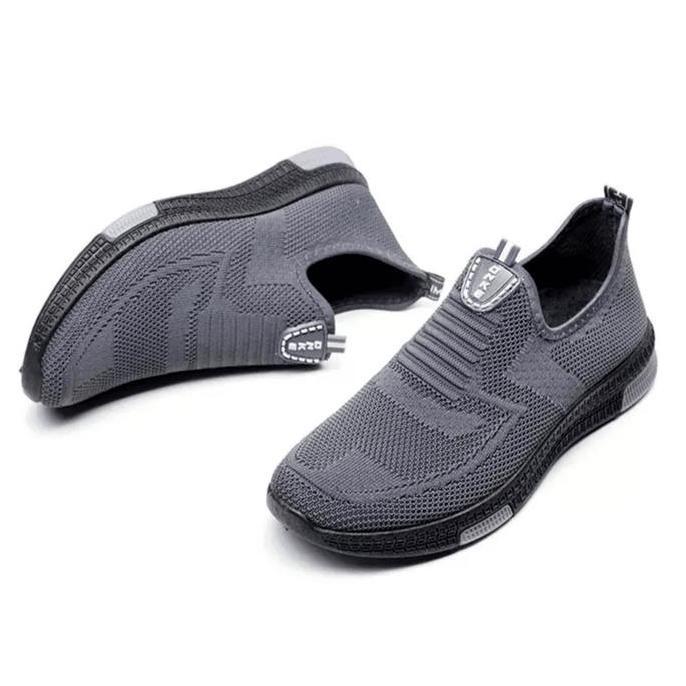 DV211 - Sepatu pria sneakers slip on tanpa tali casual kets terbaru murah