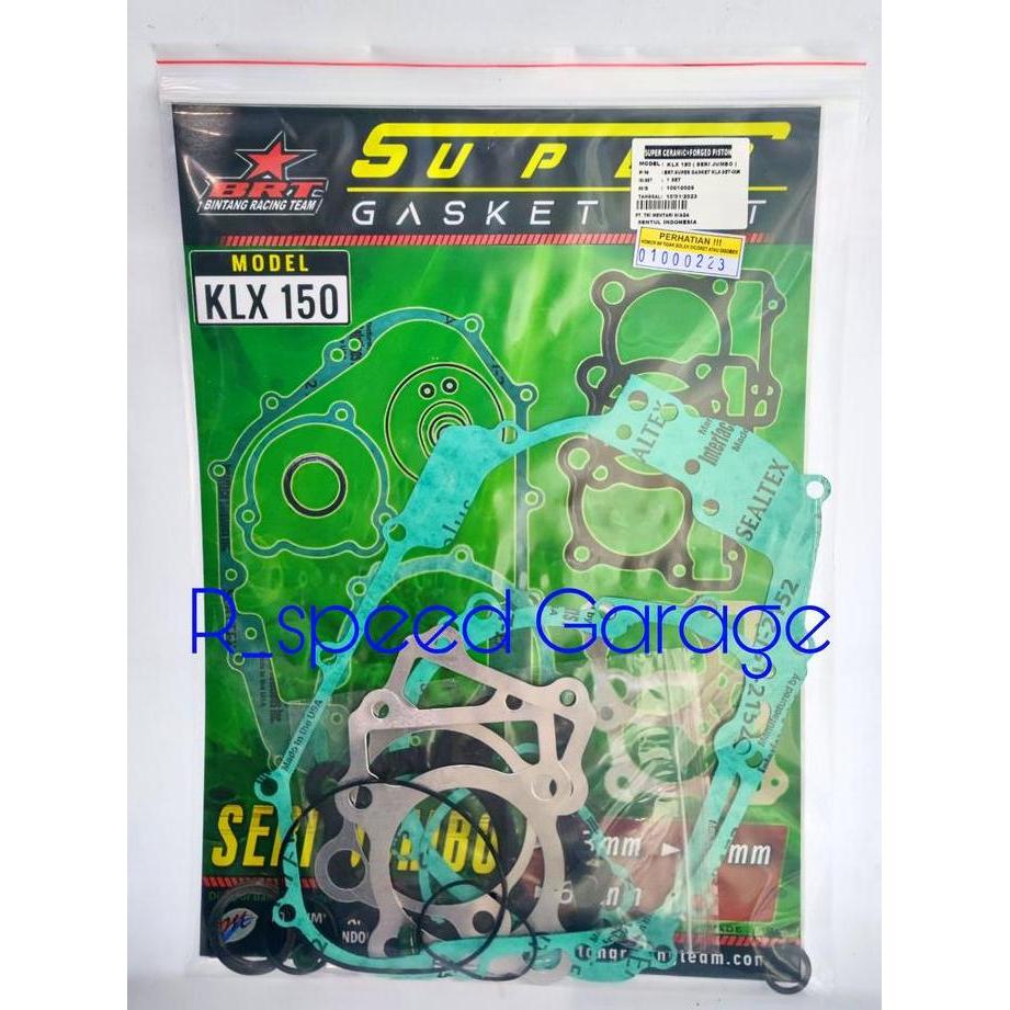 GASKET PAKING FULL SET BRT DTRACKER KLX 140 150 JUMBO 63 66 68 MM