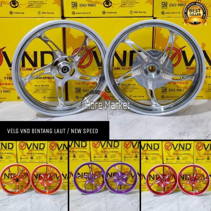 Terlaris Velg Vnd New Speed Vario 125 150 / Mio / Beat / Scoopy / Genio 185 X 215 Ring 14 Velg Racin