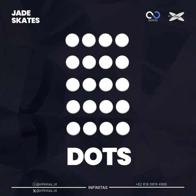 XRaypad Jades Universal Dots PTFE Mouse Feet / Mouse Skate (Speed)