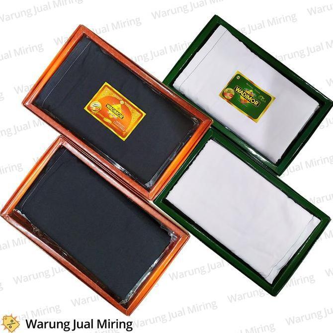 Kirimya- Sarung Wadimor Couple Pria Bapak Anak Remaja Warna Polos Biru Abu Navy Hijau Merah Hitam Pu