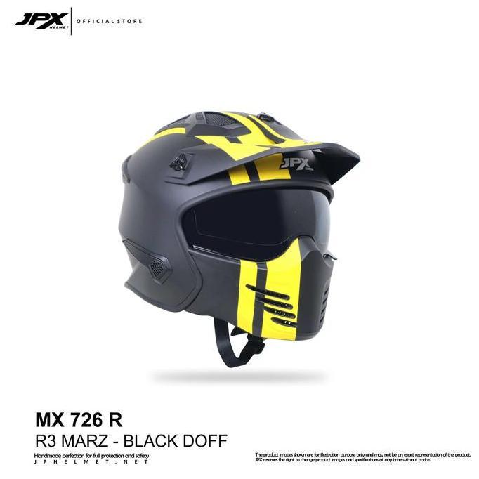 Helm JPX Full Face Mx-726 R - R04 MARZ - Helm Modular