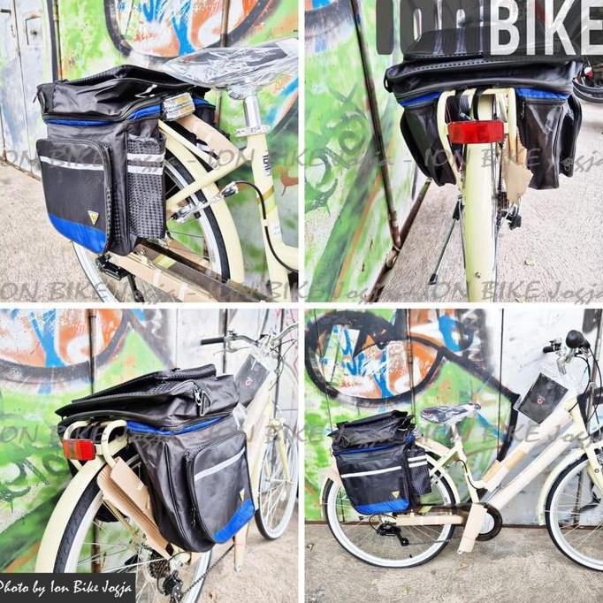 Tas Pannier Bag Logo Topeak - Tas Touring Belakang Bagasi Rak Murah