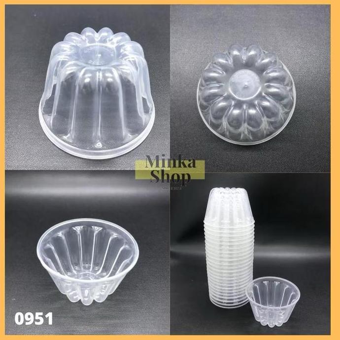 Pastienak- Amandine Cetakan Agar Agar Kecil Green Leaf 0951 Set Isi 24 Pcs Bahan Plastik Reusable Di