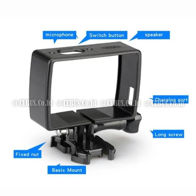 Jadibagus- Frame Case Side Plastic For Xiaomi Yi2 4K,Yi Lite,Yi 4K+ Action Camera