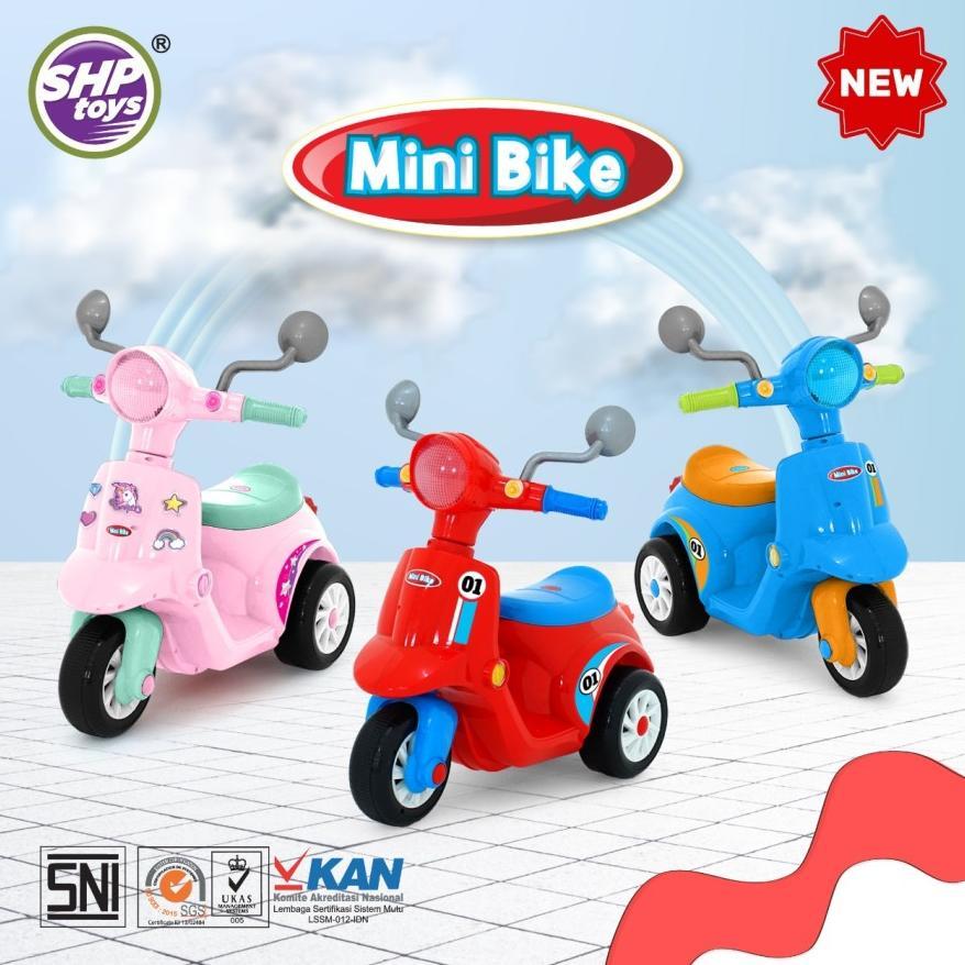 -ALS- MAINAN ANAK MOTORAN SKUTER SCOOTER MINI BIKE SHP TOYS MB 691 SHP - HADIAH KADO KARTU UCAPAN UL