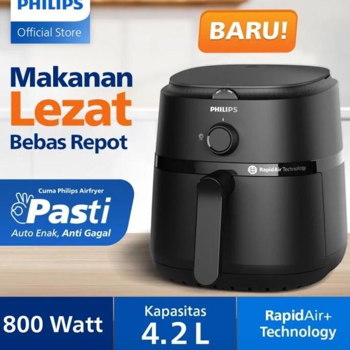 Philips Air Fryer NA120 NA 120 HD9200 HD 9200 Goreng Tanpa Minyak Low Wattage LowWatt Hemat Listrik 