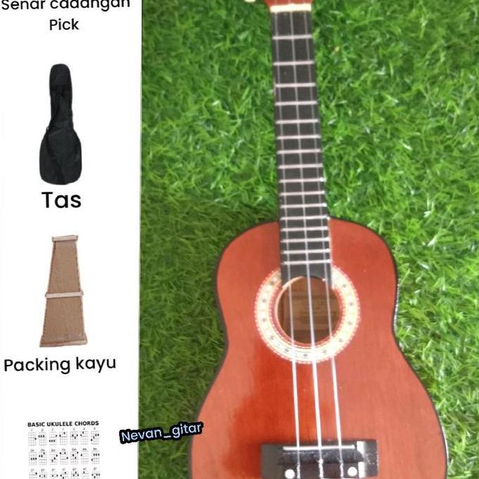 UKULELE SENAR 3 MURAH (PACKING KAYU) Gitar ukulele 3 senar kentrung senar 3 EIG