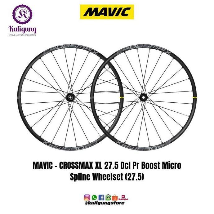 MAVIC Crossmax XL 27.5 Dcl Boost Micro Spline Wheelset Sepeda XC MTB