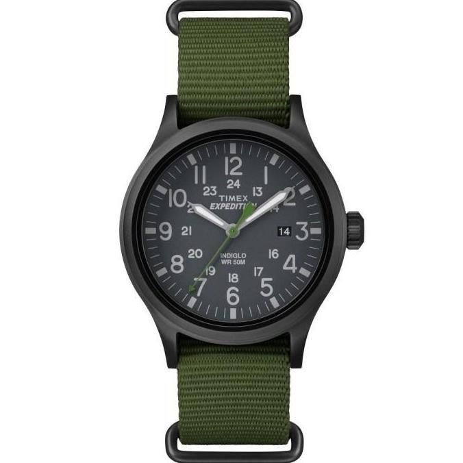 Jam Timex TW4B04700, Timex Prabowo Men's "Expedition" Green Nylon Original terlaris