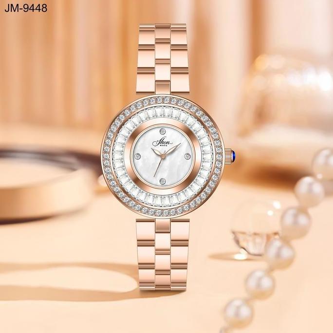 Jam Tangan Wanita Jhon Marie 9448 Rantai Stainless Steel Original terlaris