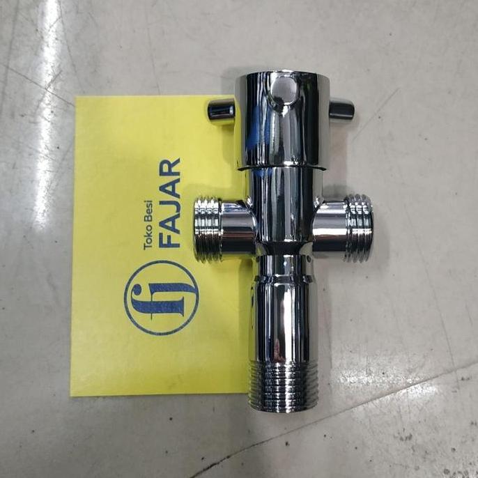 Kran shower T JF 08 stop kran bidet WC kloset cabang dua ONDA