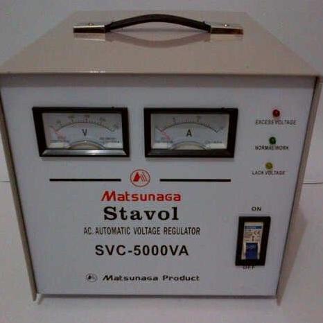 TERMURAH - stabilizer matsunaga 5000 watt/matsunaga stavol 5000 VA