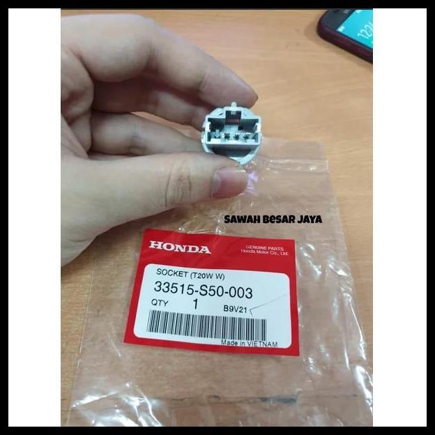 DISKON SOCKET SOKET T20 BOHLAM LAMPU REM BELAKANG STOP LAMP CIVIC FD FB