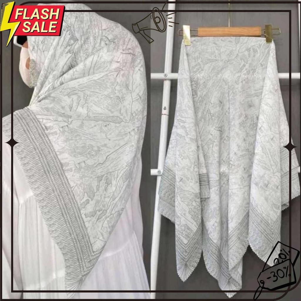 Hijab Leopard  Voal Motif Standart Termurah