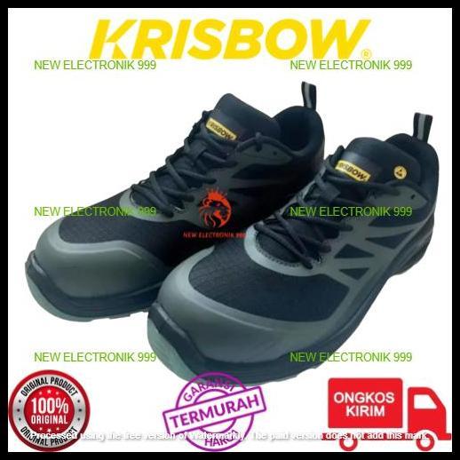 DISKON KRISBOW SEPATU PENGAMAN GOLIATH HITAM SAFETY SHOES GOLIATH 