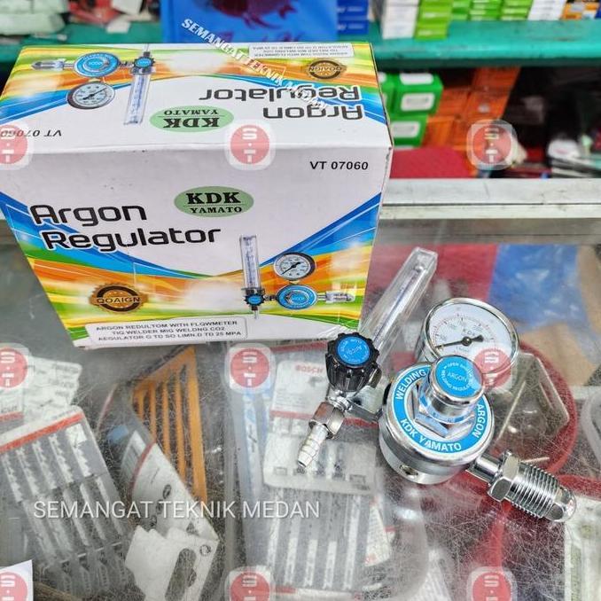 NEW ARGON REGULATOR LAS ARGON UNTUK TABUNG GAS ARGON KDK YAMATO