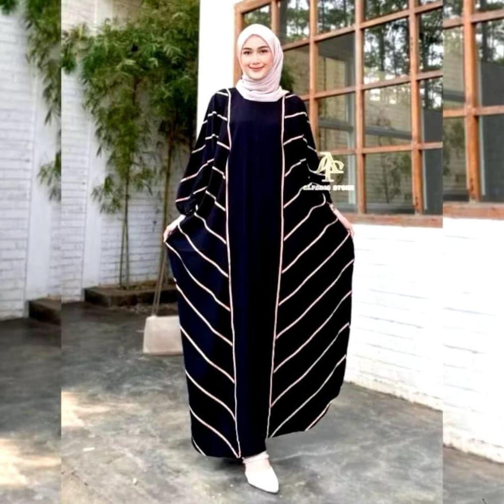 NEW PROMO KAFTAN SEMPROT BAHAN RAYON SUPER JUMBO LD 160cm BAJU MUSLIM KEKINIAN