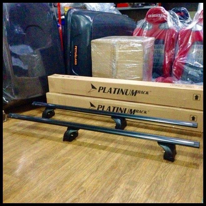 DISKON CROSSBAR / CROSS BAR / KAKI RACK ALL NEW RUSH TERIOS 2018 2019 2020 JEPIT ROOF RAIL PLATINUM 
