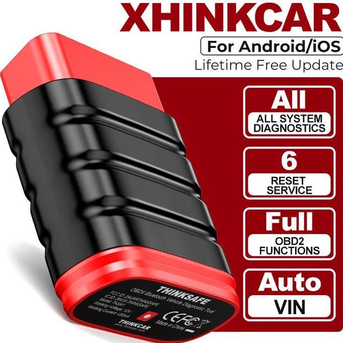 FERNOREN Alat Diagnosis Sistem Penuh Pemindai THINKCAR Thinksafe OBD2 Scanner untuk semua mobil mend