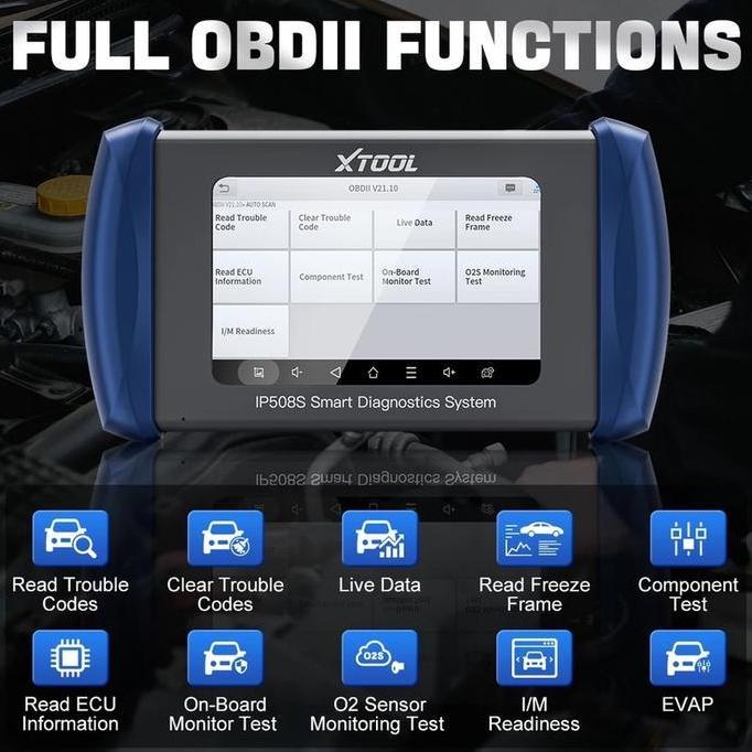 MEIDANO Scanner Mobil OBD2 Xtool IP508S ABS SRS Airbag Engine AT EPB