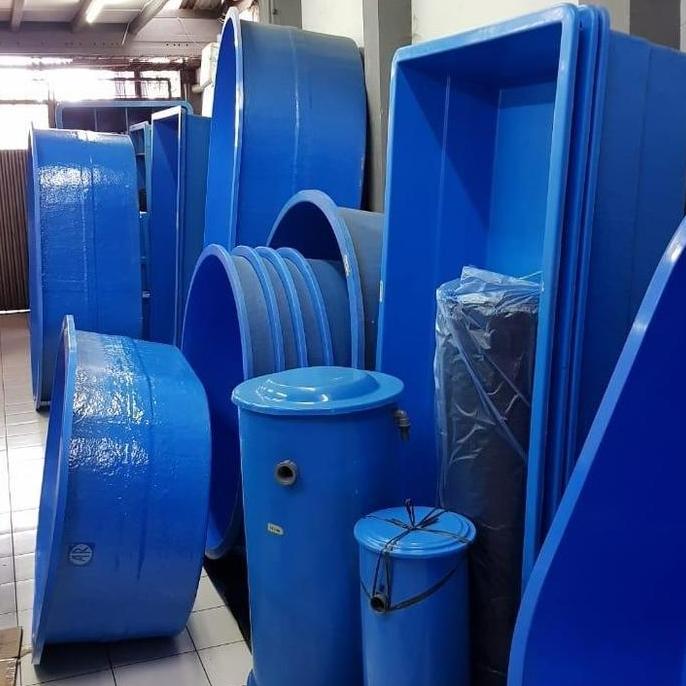 BAK FIBER OVAL UK. 125X75X50 CM KOLAM IKAN KOI KARANTINA