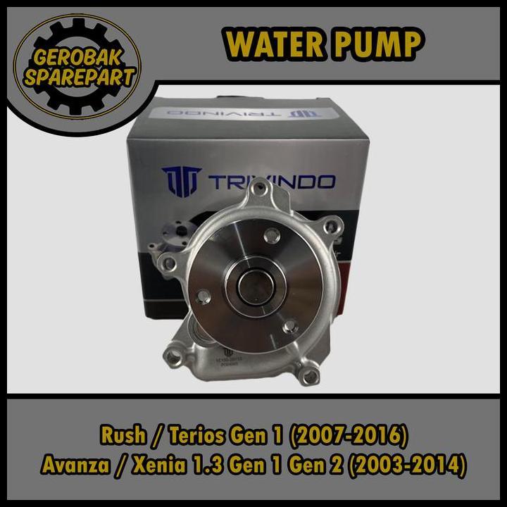 TERLARIS WATER PUMP - RUSH TERIOS GEN 1 (2007-2016) / AVANZA XENIA OLD (2003-2010) / ALL NEW AVANZA 