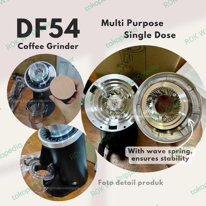 Allthebest- DF54 Coffee Grinder Flat Burr 54mm - penggiling kopi multipurpose