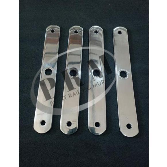 Allthebest- PLAT SPIDER SAYAP DOUBLE RAILING TANGGA / SAYAP RAILING TANGGA STAINLESS / PENJEPIT KACA