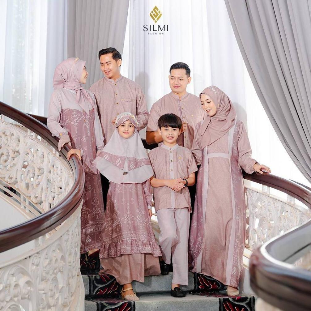 Silmi | Silmi Family - Gamis Couple Pasangan - Sarimbit Couple Keluarga - Gamis Kondangan Elegan