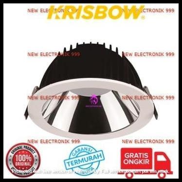 DISKON KRISBOW LAMPU DOWNLIGHT LED HIGHPOWER SMD 15 WATT 3000K KUNING 