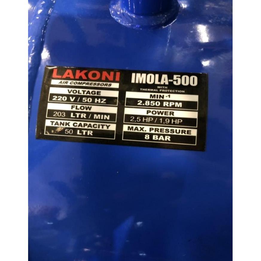 Mandiri Kompresor Angin 2.5Hp Imola 500 Lakoni / Air Compressor 2.5Pk