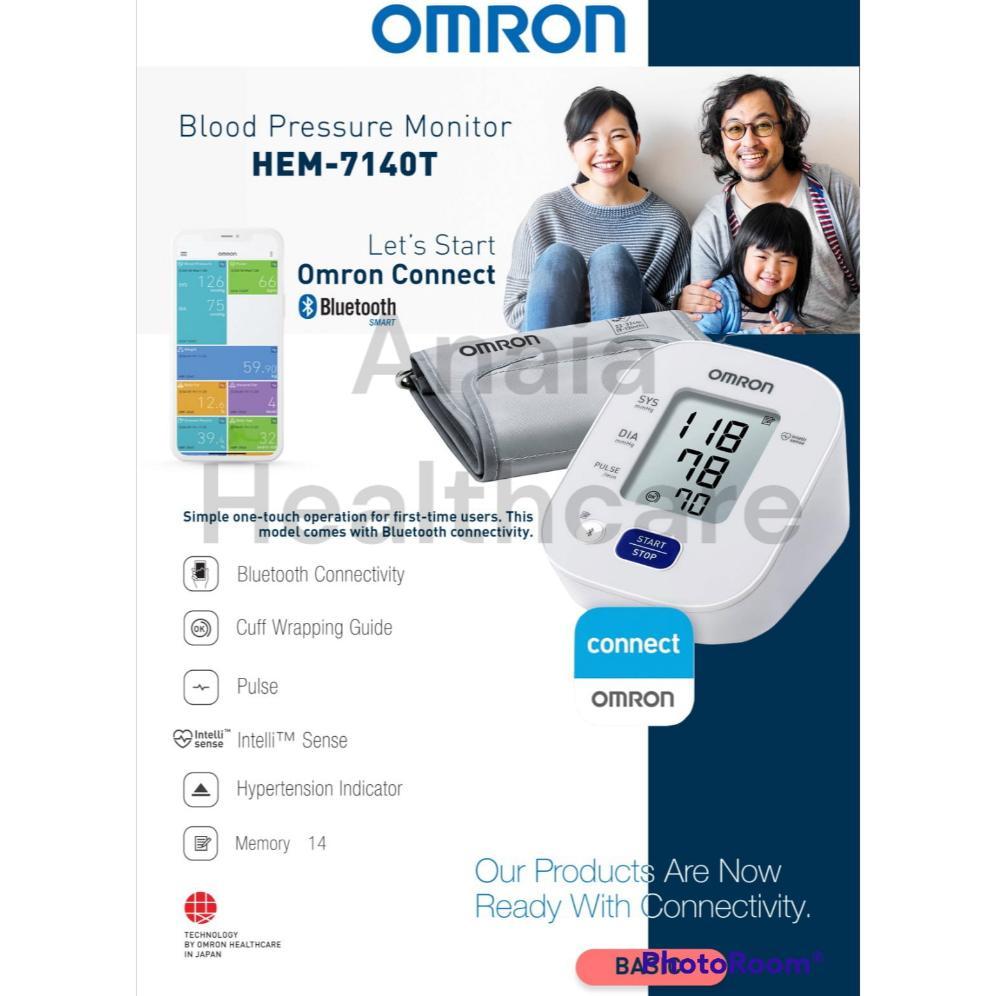 Tensimeter Digital Omron HEM-7140T Bluetooth Tensimeter Omron 7140T1 Tensi Digital Omron HEM 7140T