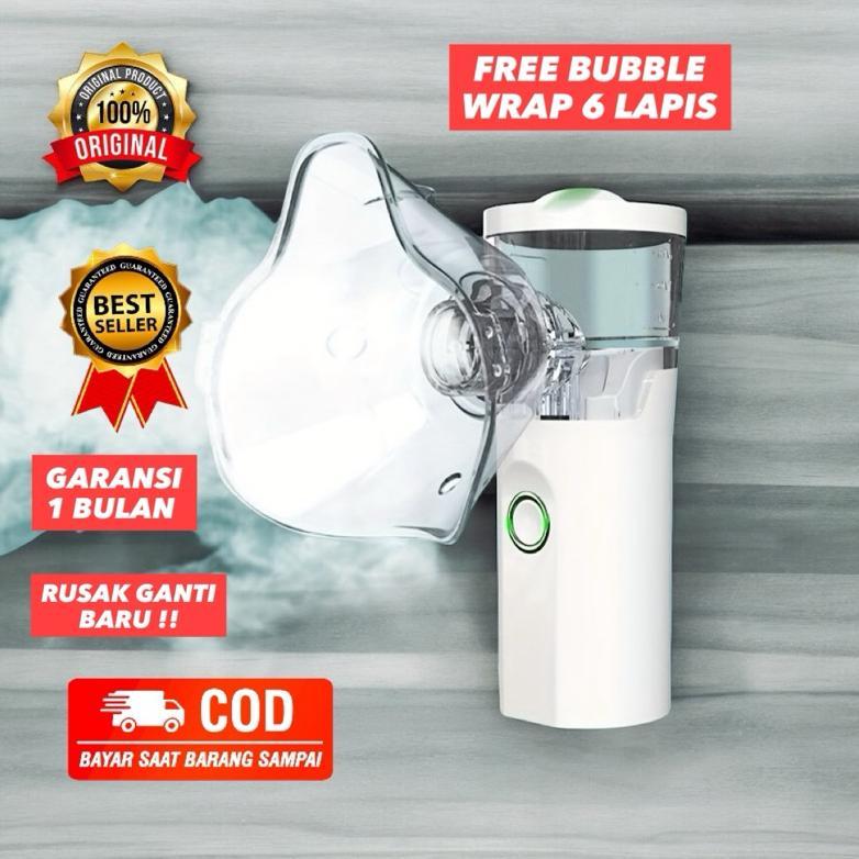 HD-W05 - NEBULIZER MESH MINI INHALER PORTABLE ELECTRIC BATERAI TERAPI PERNAPASAN ASMA BRONKITIS NEBU
