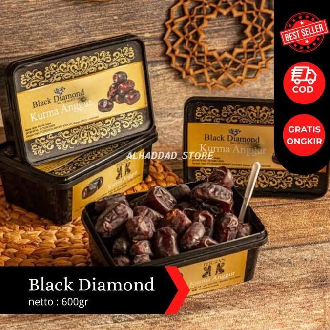 Kurma Khalas Bam Black Diamond | Kurma Black Anggur | Kurma Black Diamond